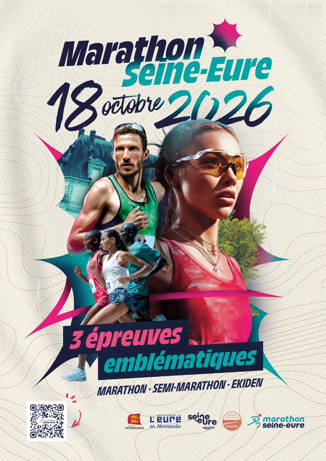 Affiche Marathon Seine-Eure