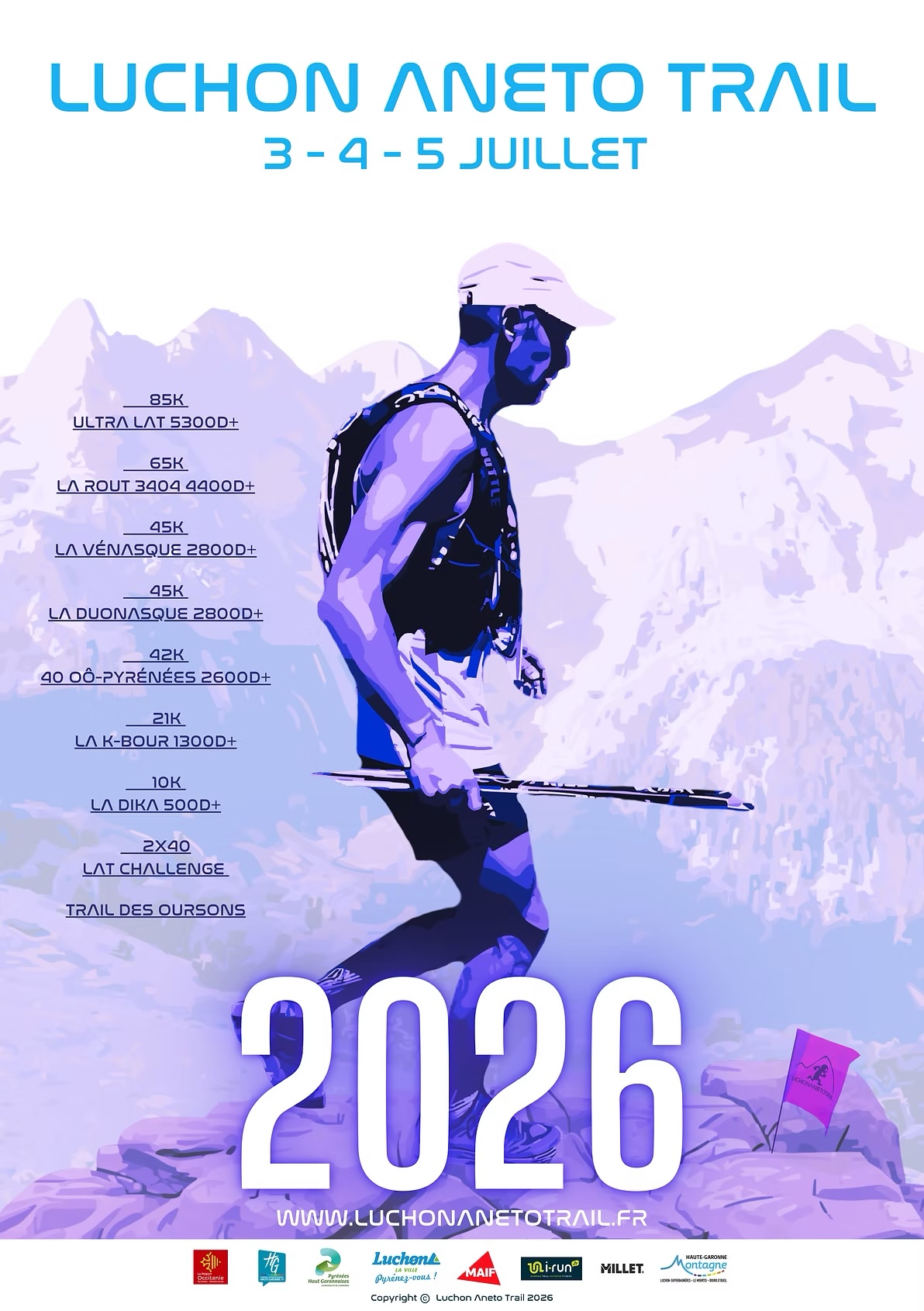Affiche Luchon Aneto Trail