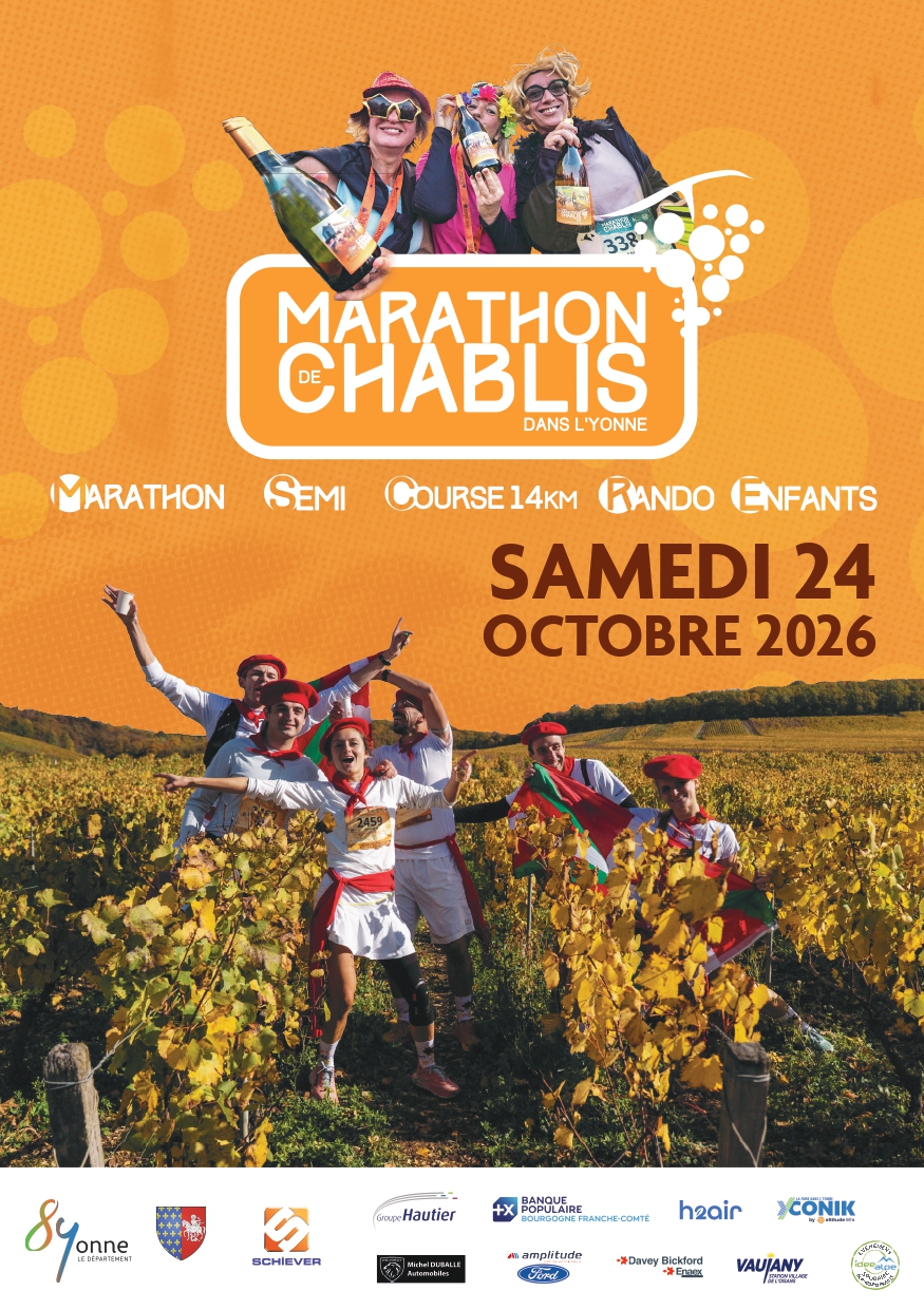 Affiche Marathon de Chablis
