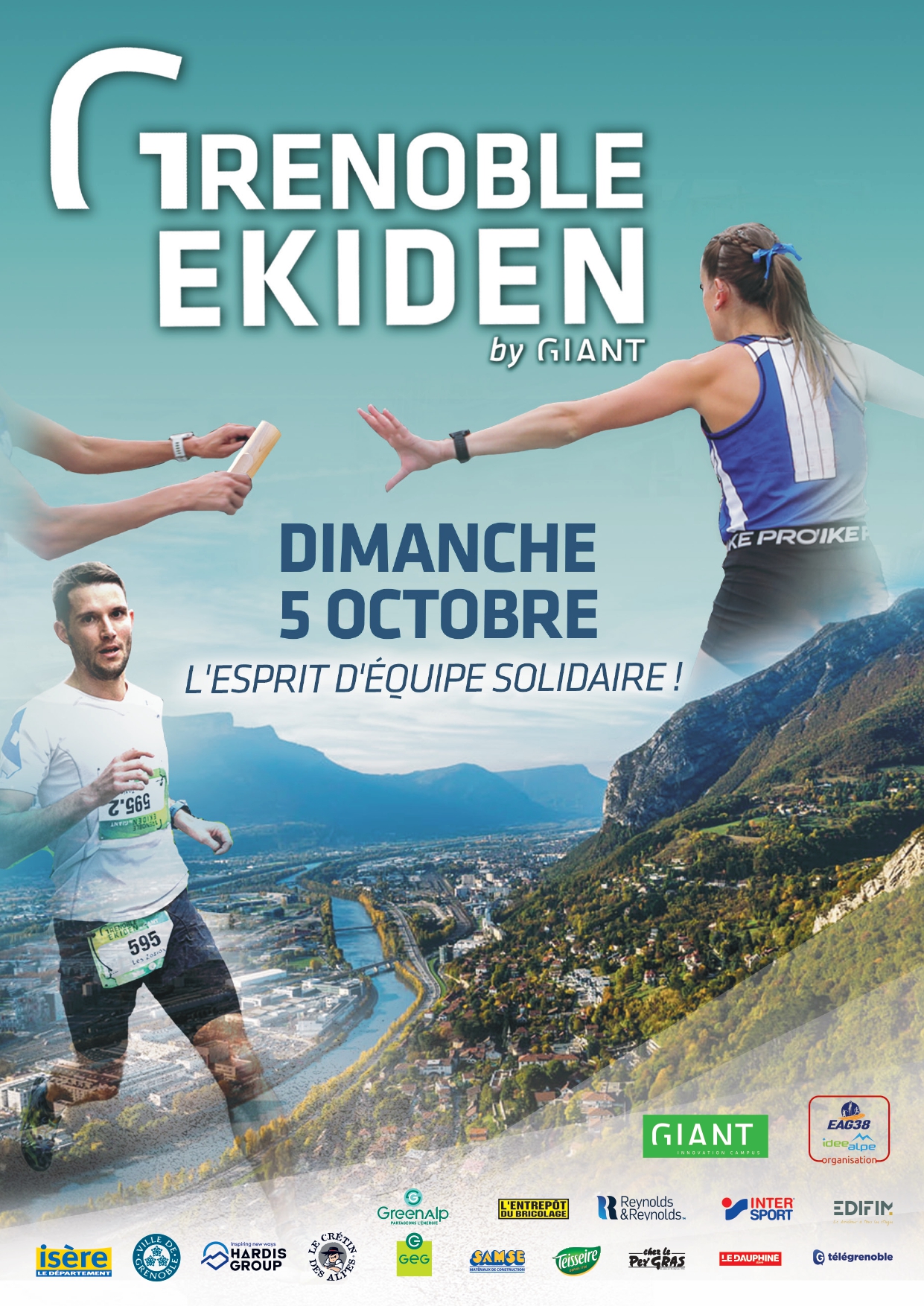 Affiche Grenoble Ekiden