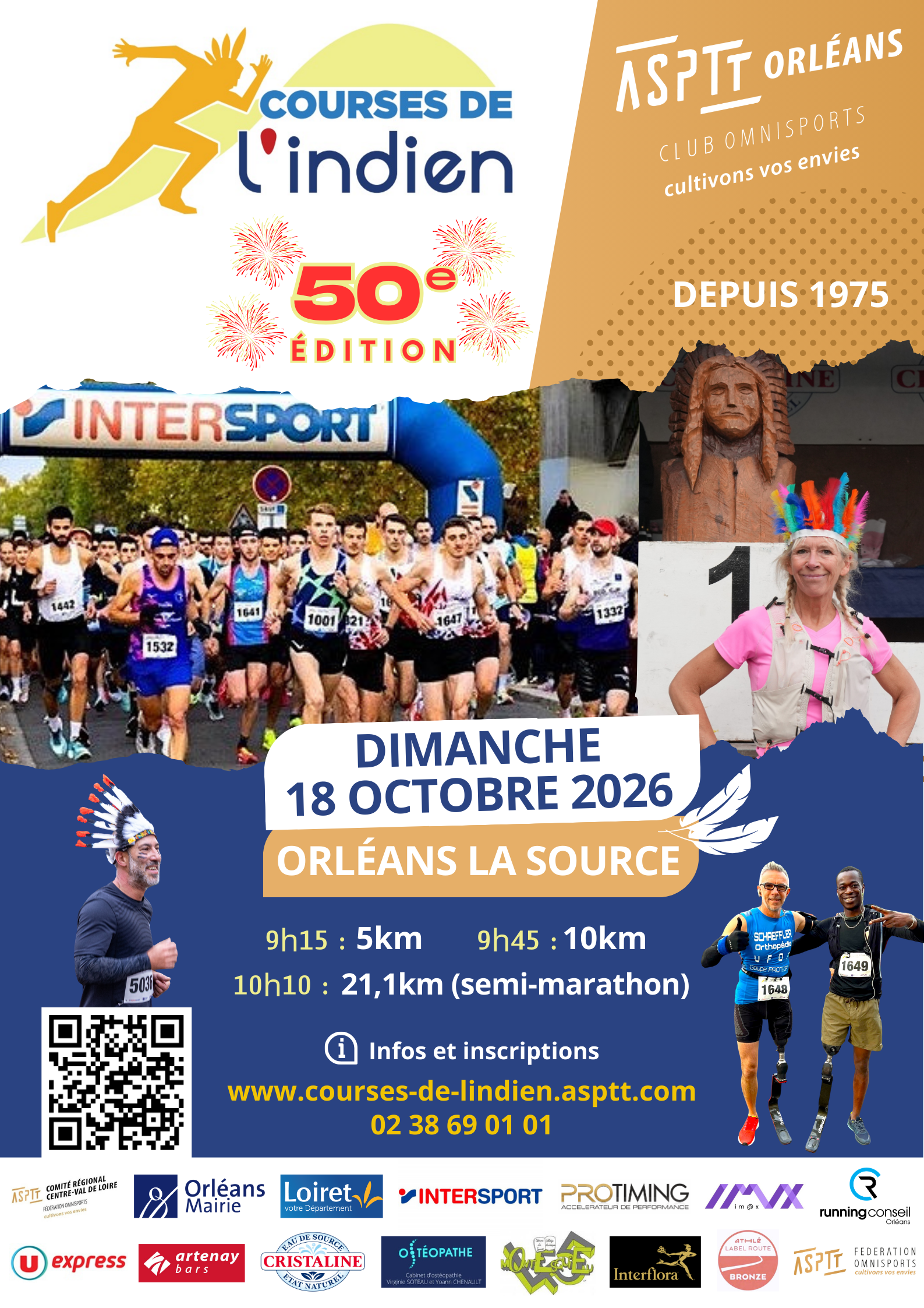 Affiche Courses de l&amp;#039;Indien