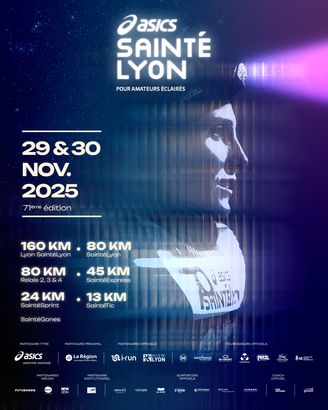 Affiche Asics SaintéLyon