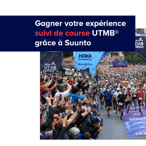 Gagnez votre expérience suivi de course UTMB® grâce à Suunto