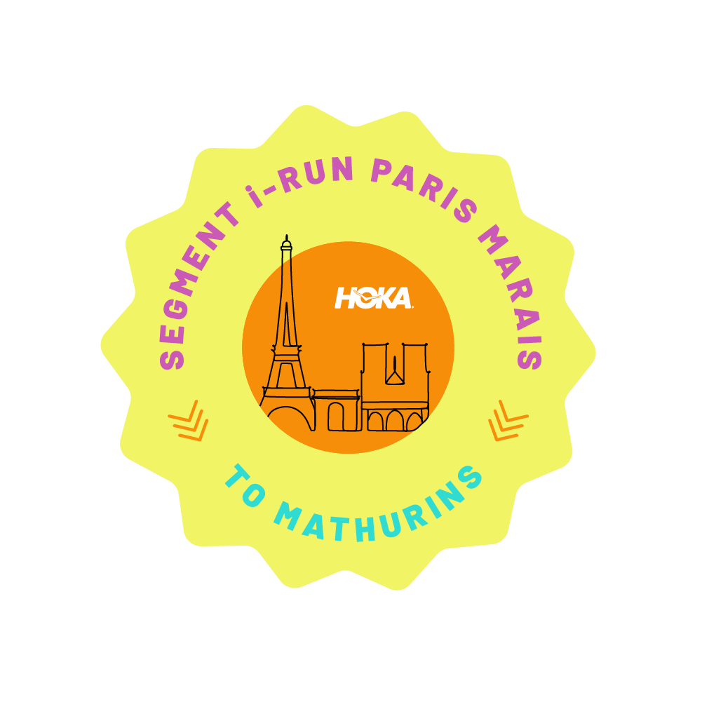 Challenge Porte à Porte i-Run Paris avec HOKA - Segment Marais to Mathurins